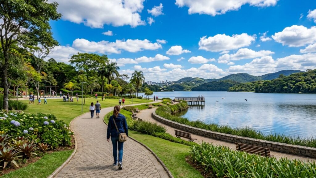 metade-do-territorio-em-regioes-de-mananciais,-a-pioneira-rodovia-de-concreto-da-america-latina-e-a-imensidao-verde-da-serra:-os-contrastes-deste-destino