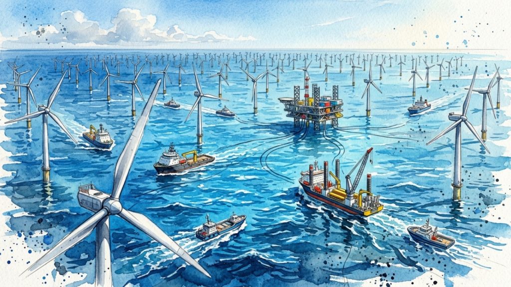 parques-eolicos-no-mar-prometem-energia-em-grande-escala,-mas-quem-paga-por-cabos-e-portos?