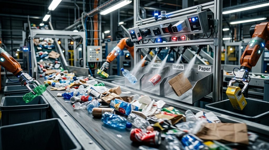 robos-e-sistemas-opticos-identificam-residuos-em-milissegundos-para-separar-toneladas-de-reciclaveis