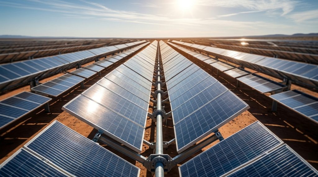 fazendas-solares-fazem-milhares-de-paineis-girarem-lentamente-para-acompanhar-o-sol-e-produzir-mais-energia