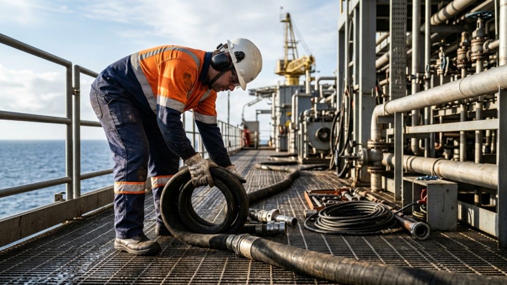 plataformista-faz-o-trabalho-pesado-no-conves-e-ajuda-a-manter-a-operacao-offshore-funcionando-durante-24-horas